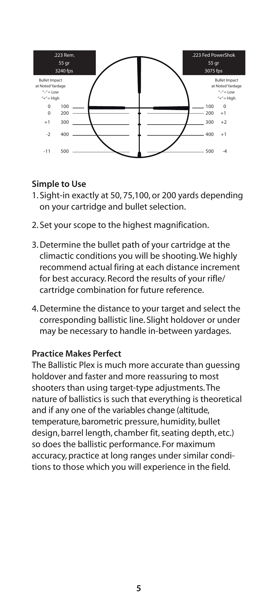 Burris MSR User Manual | Page 6 / 8