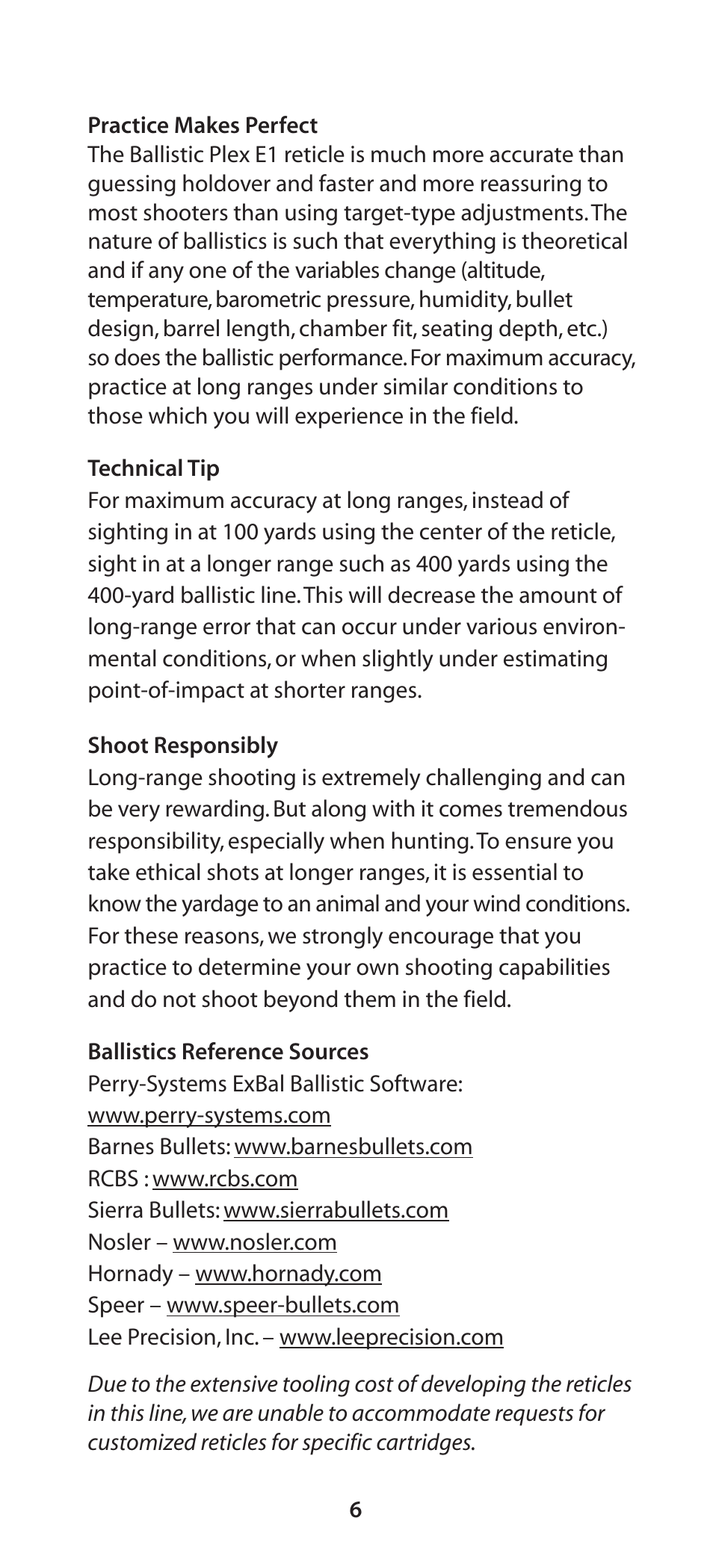 Burris Predator Quest User Manual | Page 7 / 8