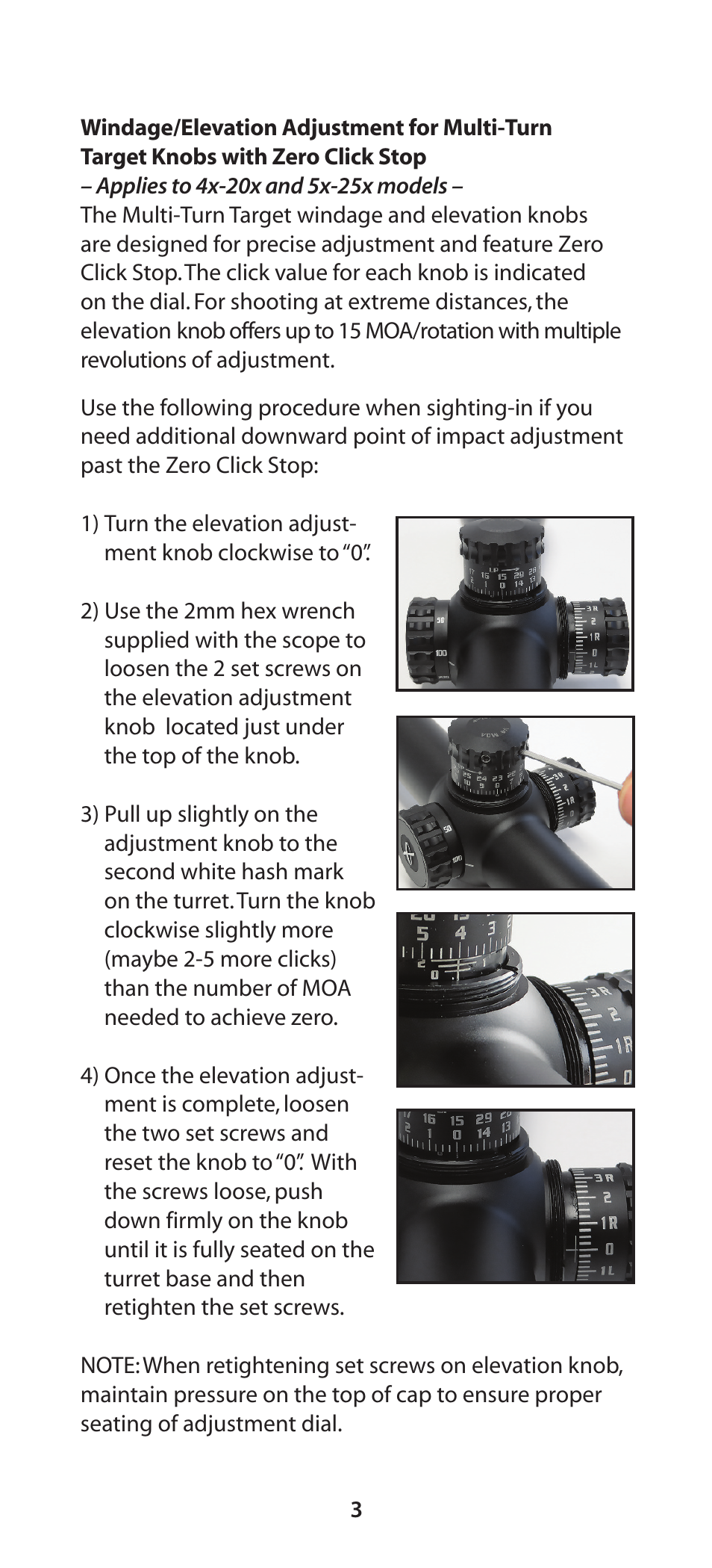 Burris Veracity User Manual | Page 4 / 12