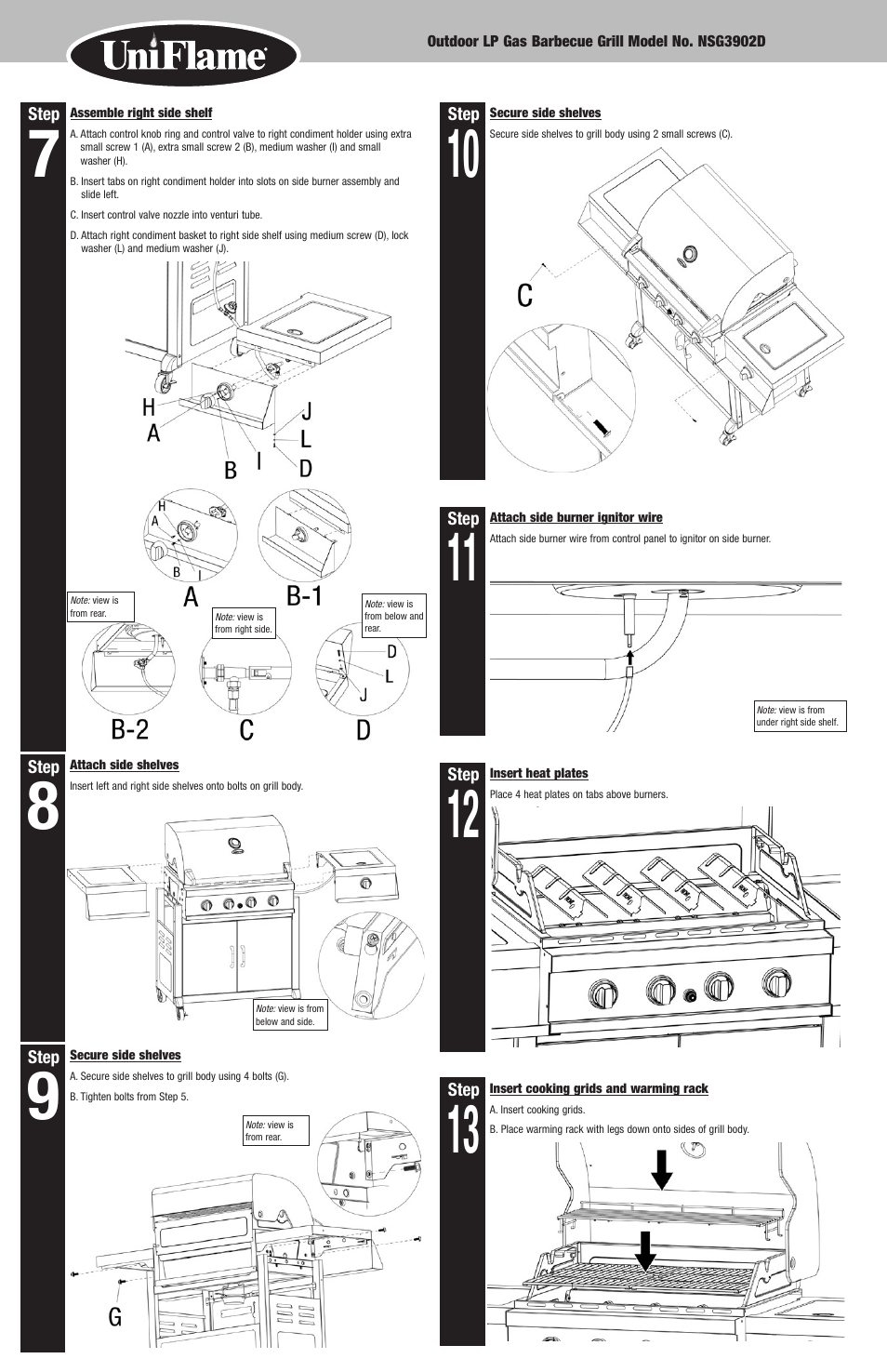 Blue Rhino NSG3902D User Manual | Page 4 / 18