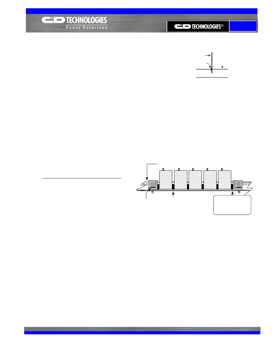 Vrla | C&D Technologies 41-6976  RB VRLA Rack User Manual | Page 5 / 9