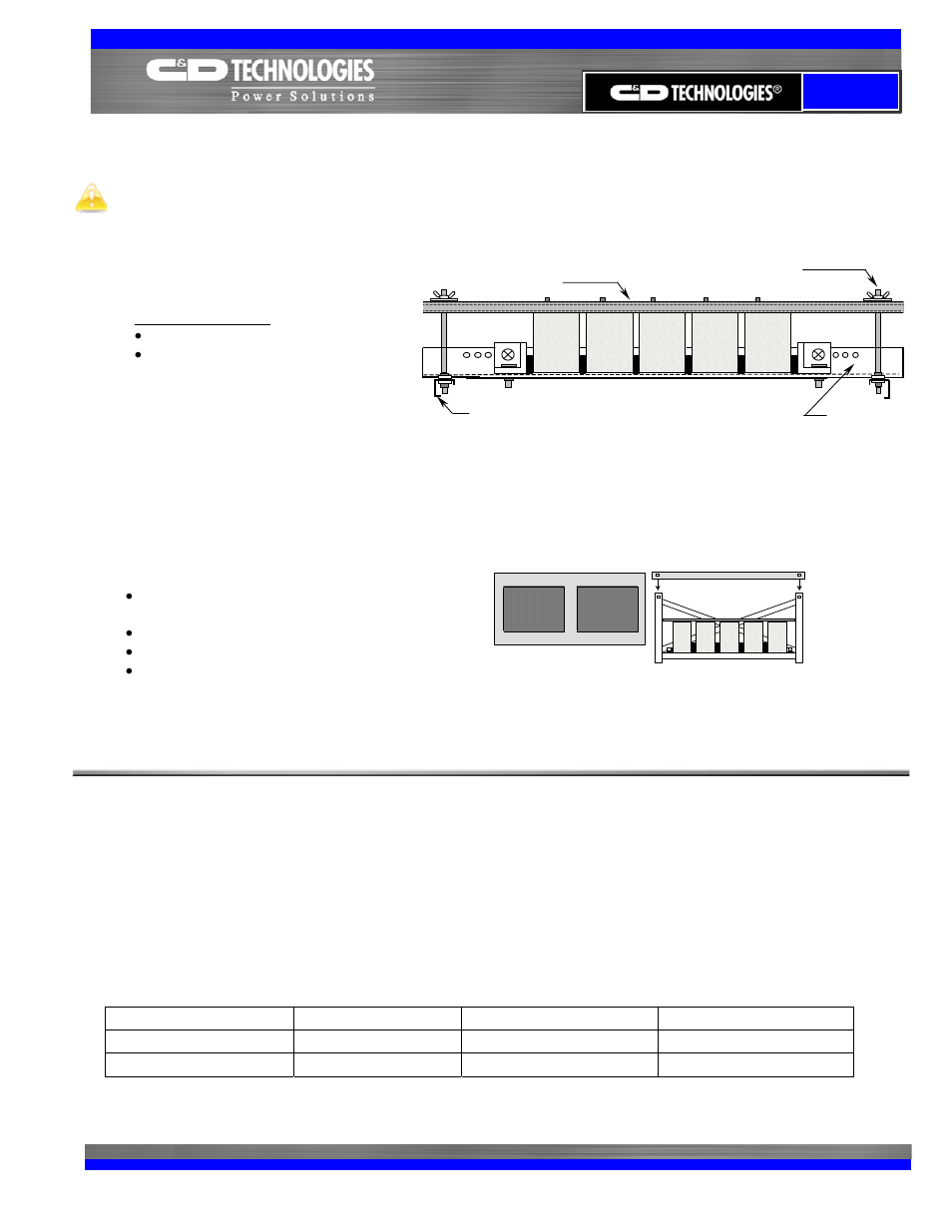 Vrla | C&D Technologies 41-6976  RB VRLA Rack User Manual | Page 6 / 9