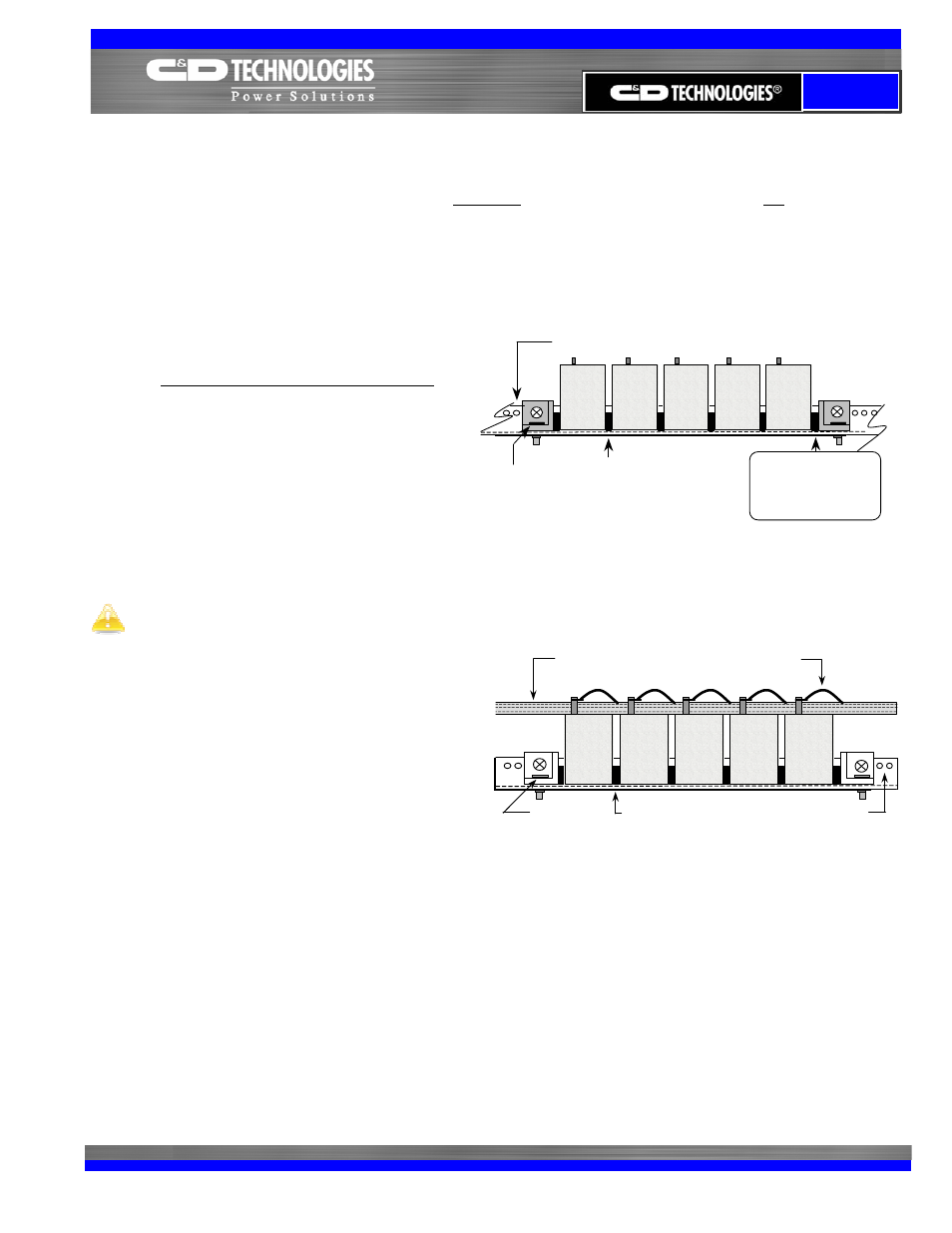Vrla | C&D Technologies 41-6976  RB VRLA Rack User Manual | Page 8 / 9