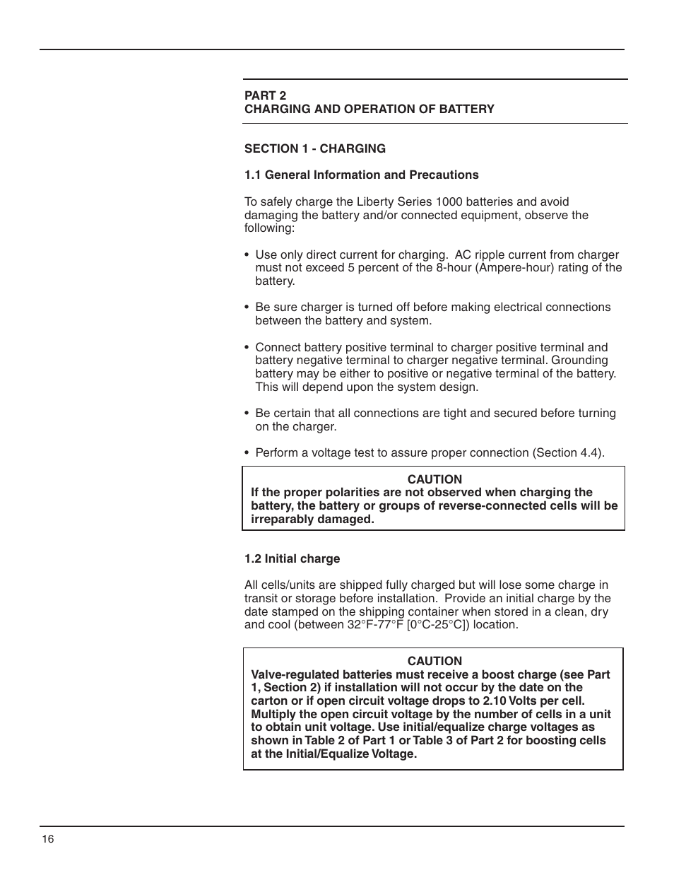 C&D Technologies RS-990 Liberty Series 1000 User Manual | Page 18 / 43