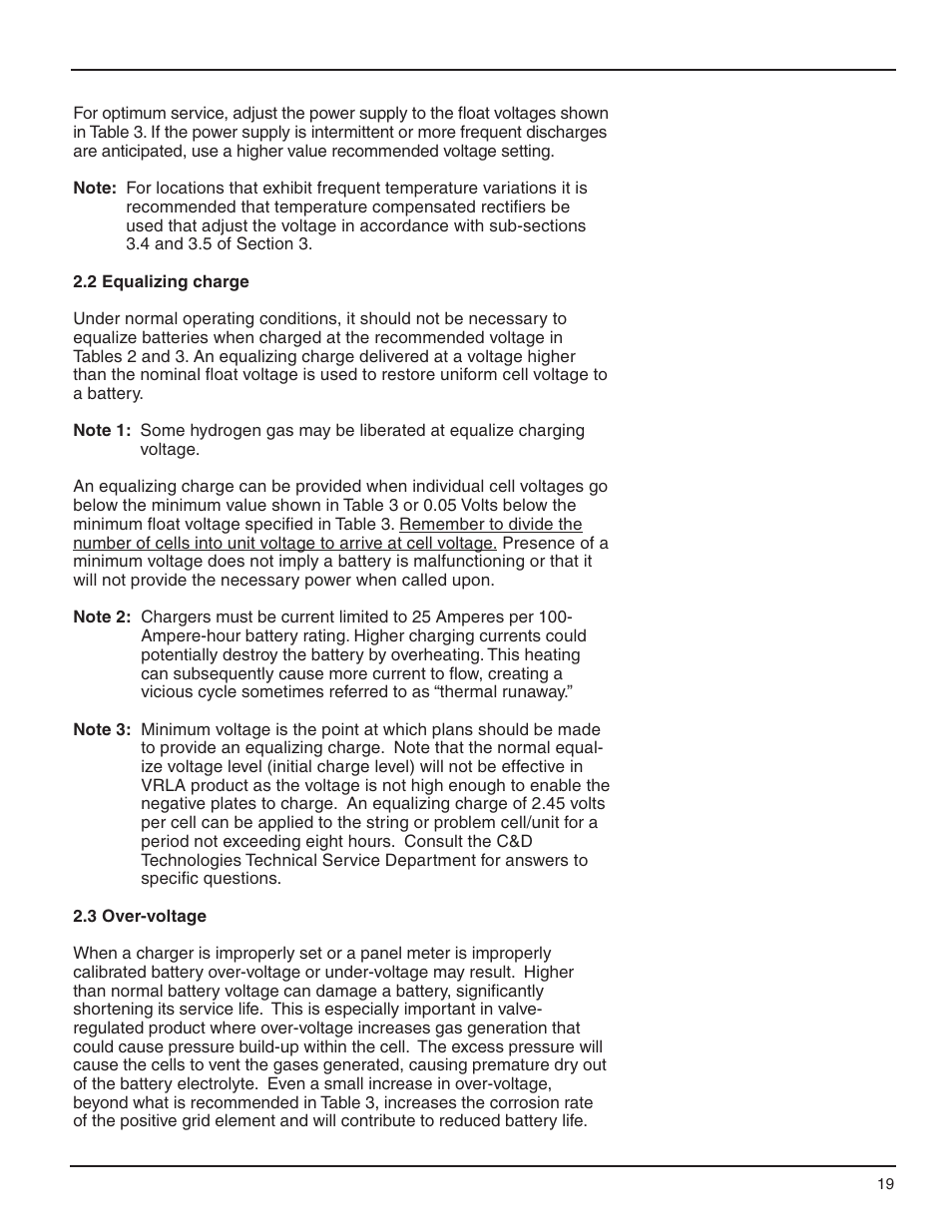 C&D Technologies RS-990 Liberty Series 1000 User Manual | Page 21 / 43