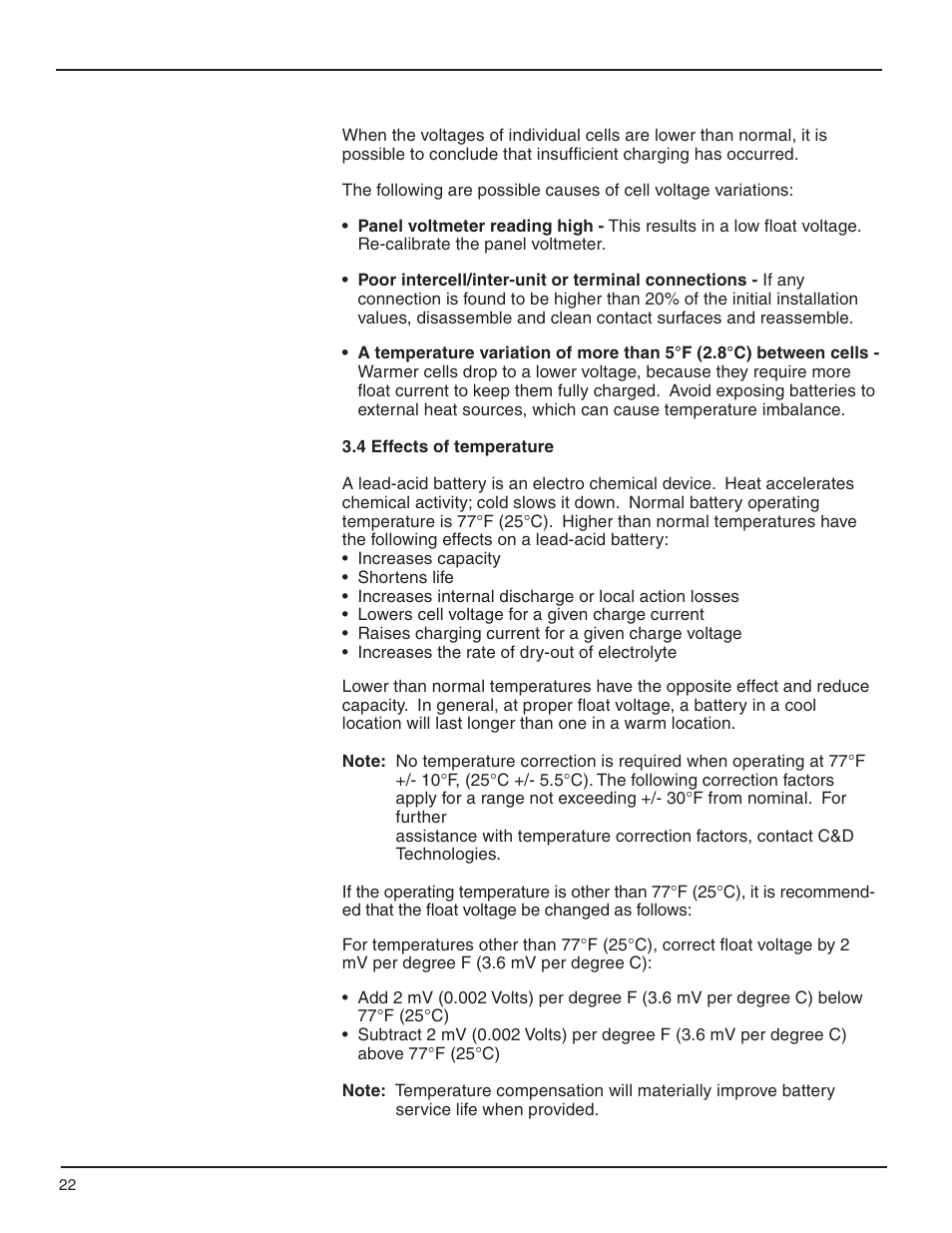 C&D Technologies RS-990 Liberty Series 1000 User Manual | Page 24 / 43