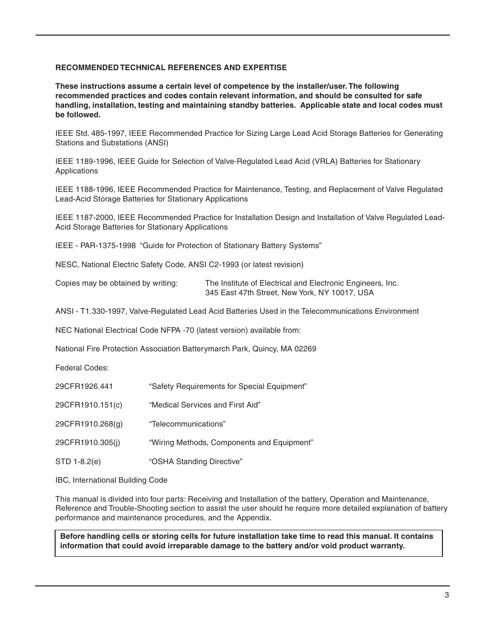 C&D Technologies RS-990 Liberty Series 1000 User Manual | Page 5 / 43