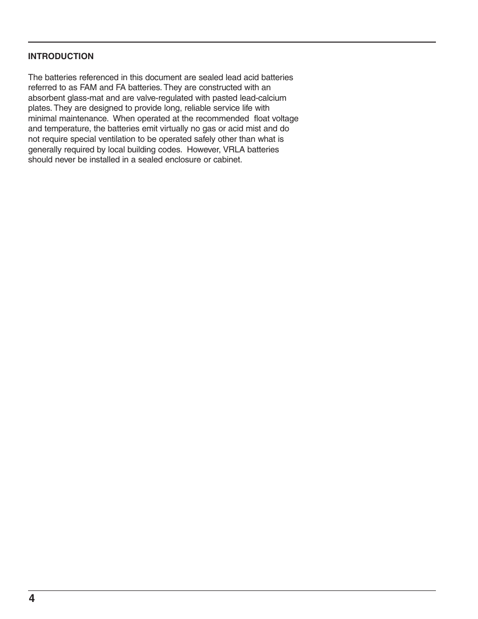 C&D Technologies RS-1826 Liberty Series 1000 FA Battery User Manual | Page 6 / 34