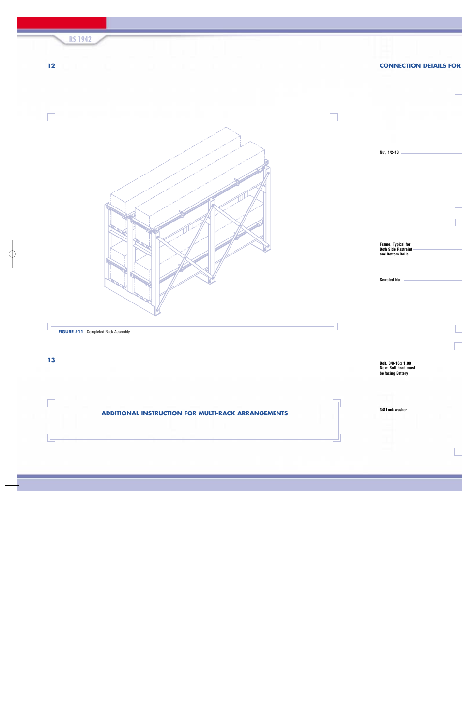 Rs 1942 | C&D Technologies RS-1942 L Series NEBS Compliant Racks User Manual | Page 6 / 8