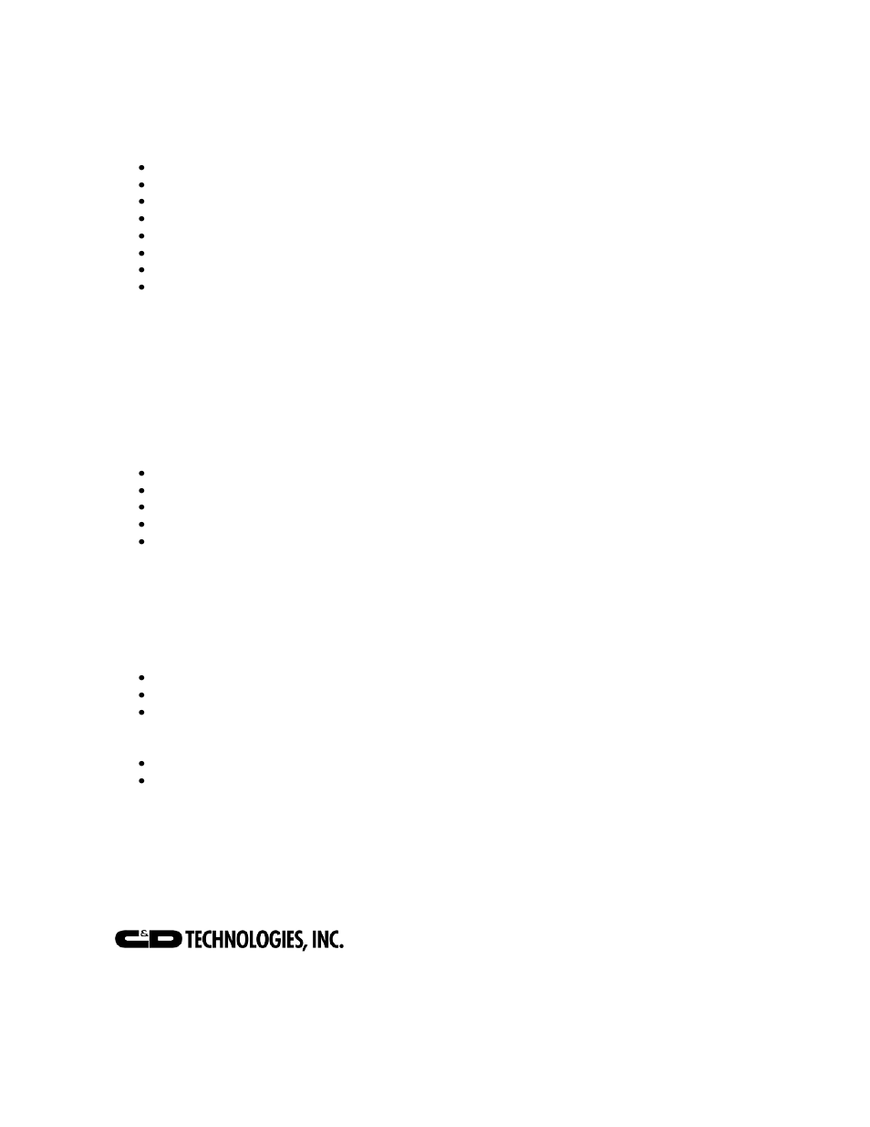 Viii. initial installation data, Ix. periodic maintenance, Quarterly inspection | Semiannual inspection, Yearly and initial inspection | C&D Technologies RS-2046 C&D True Front Access TEL Series User Manual | Page 8 / 8