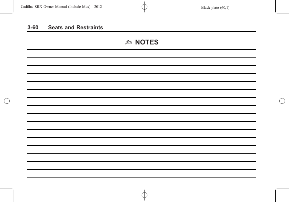 Cadillac 2012 SRX User Manual | Page 120 / 512