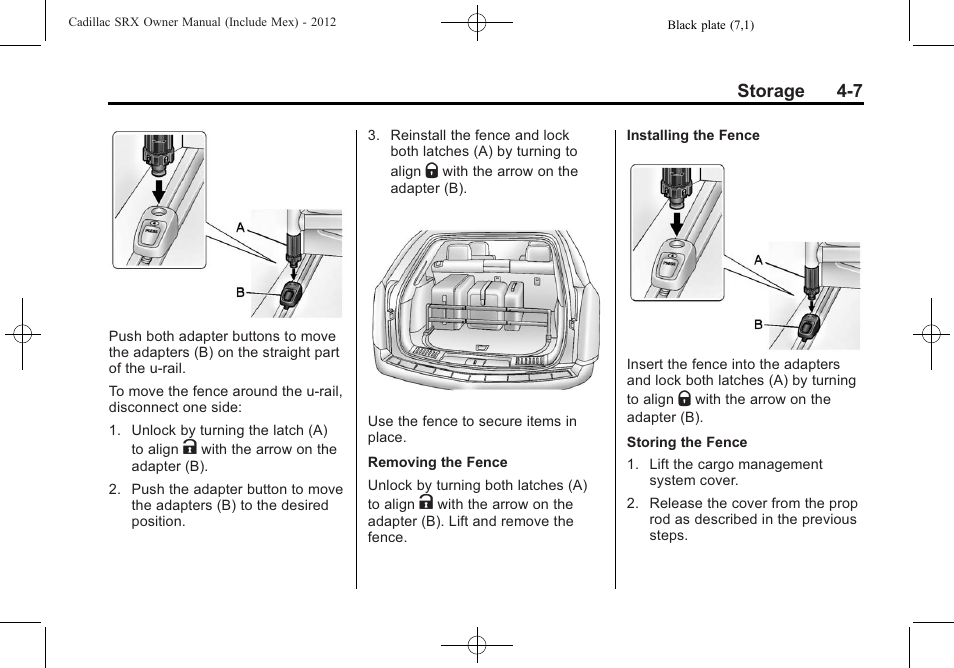 Cadillac 2012 SRX User Manual | Page 127 / 512