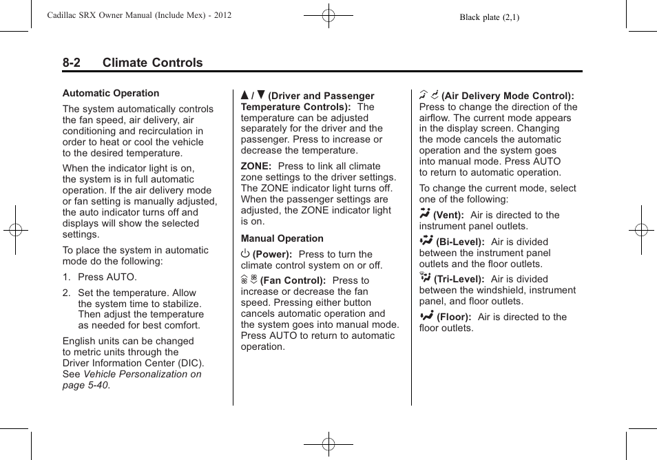 Cadillac 2012 SRX User Manual | Page 272 / 512