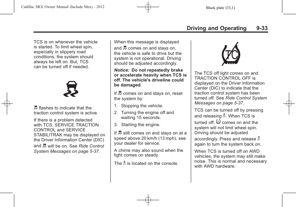 Cadillac 2012 SRX User Manual | Page 311 / 512