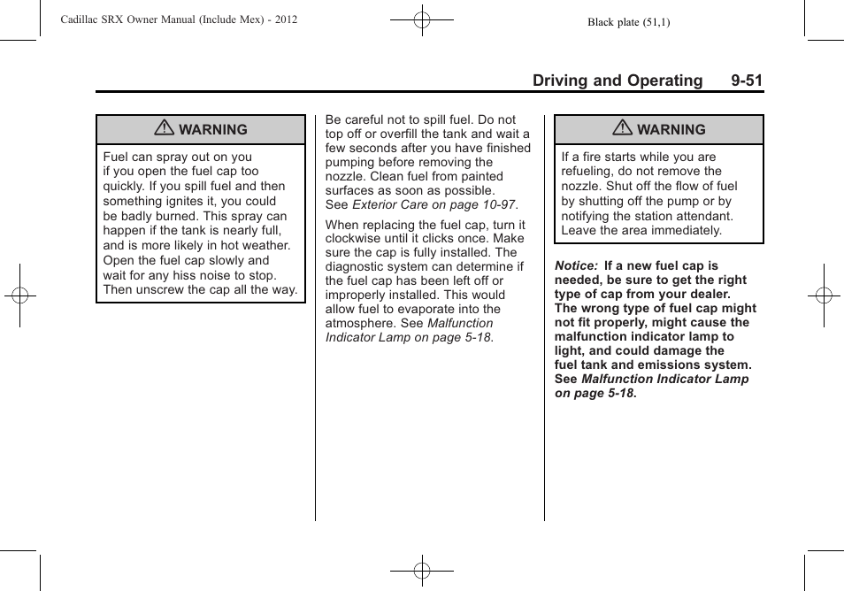 Cadillac 2012 SRX User Manual | Page 329 / 512