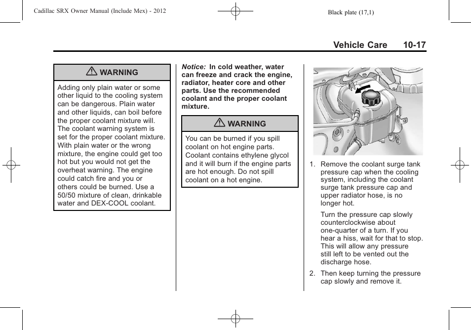 Cadillac 2012 SRX User Manual | Page 357 / 512