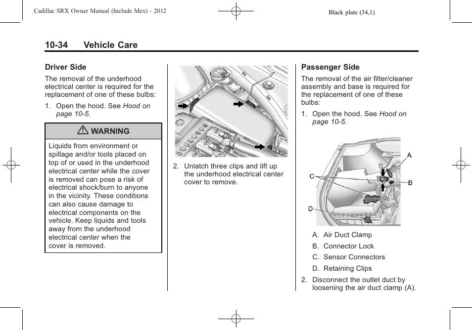 Cadillac 2012 SRX User Manual | Page 374 / 512