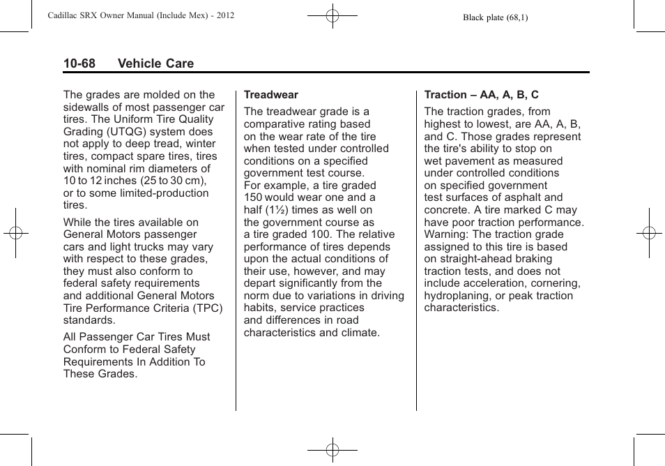 Cadillac 2012 SRX User Manual | Page 408 / 512