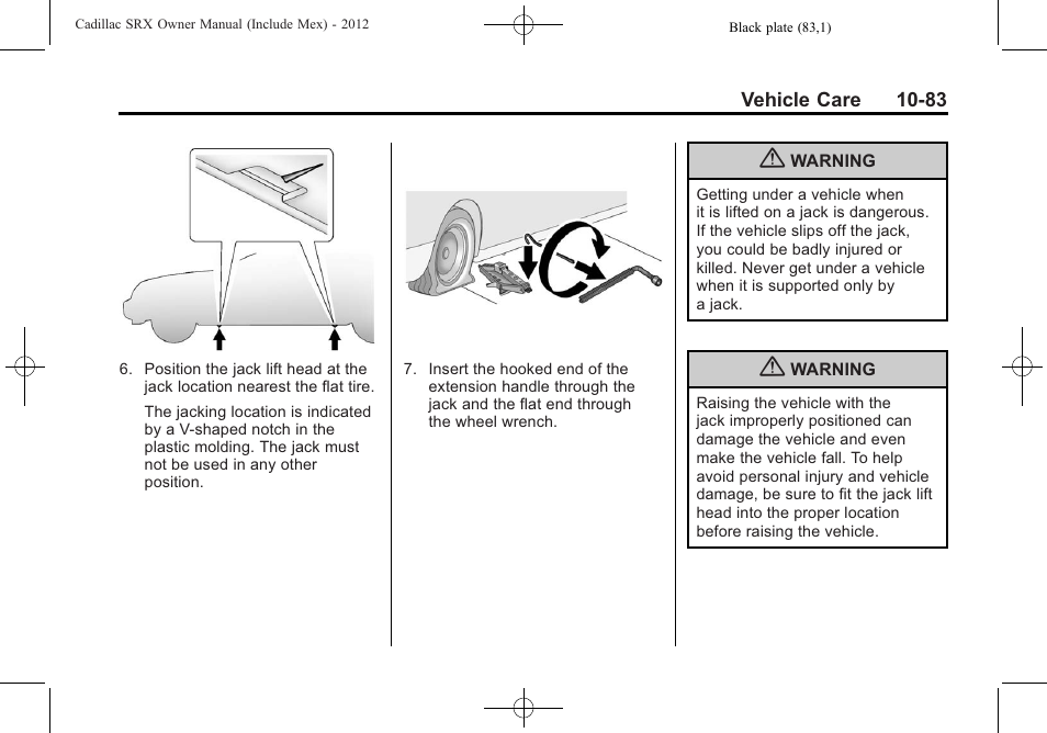 Cadillac 2012 SRX User Manual | Page 423 / 512