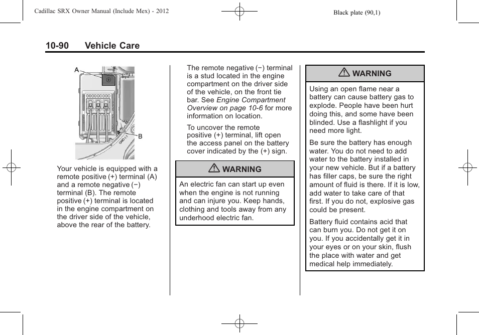 Cadillac 2012 SRX User Manual | Page 430 / 512