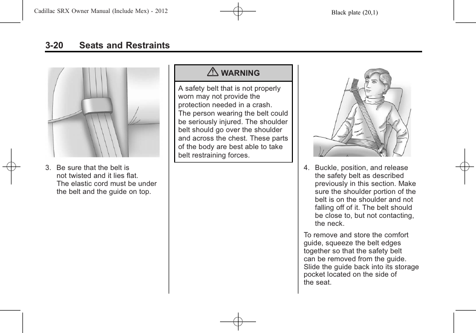 Cadillac 2012 SRX User Manual | Page 80 / 512