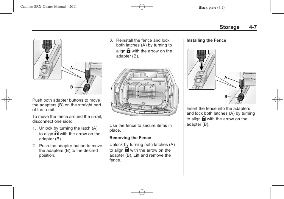 Cadillac 2011 SRX User Manual | Page 139 / 502