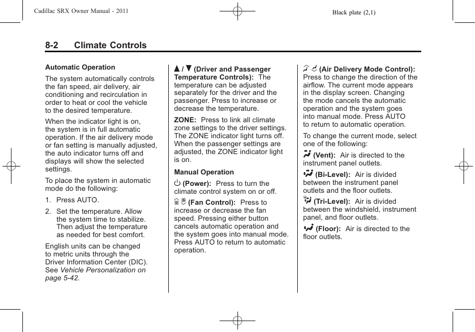 Cadillac 2011 SRX User Manual | Page 270 / 502