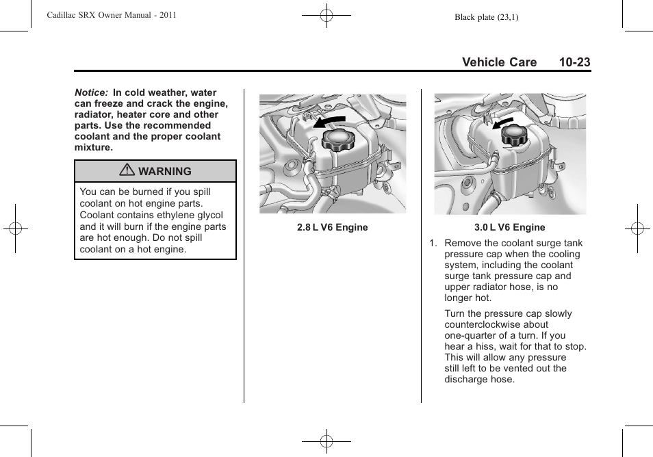 Cadillac 2011 SRX User Manual | Page 361 / 502