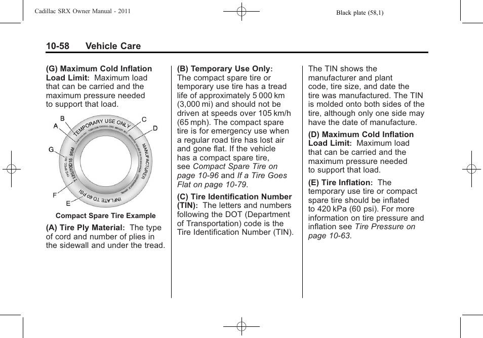 Cadillac 2011 SRX User Manual | Page 396 / 502