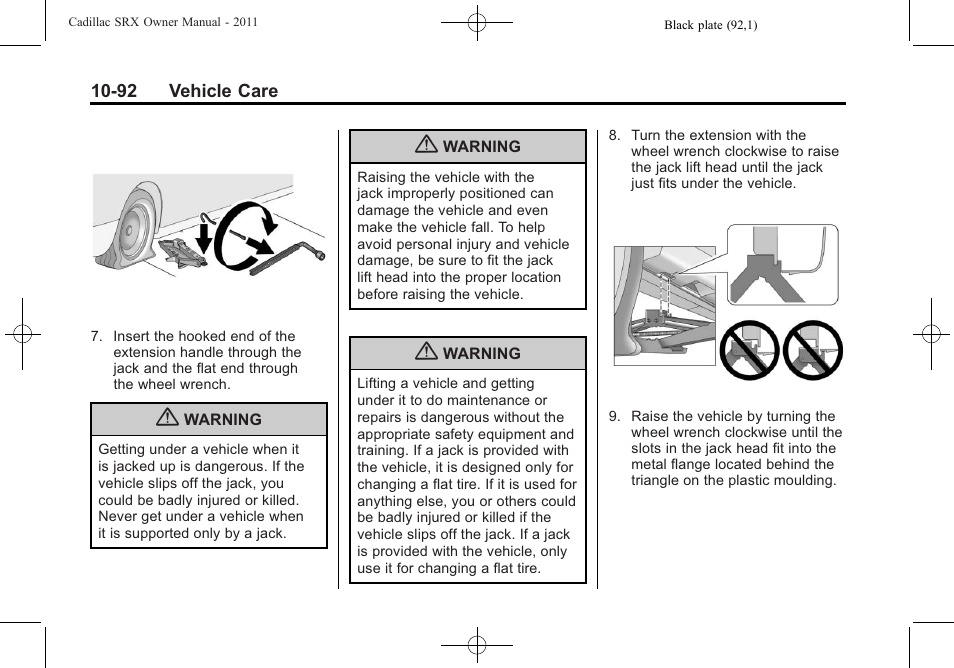 Cadillac 2011 SRX User Manual | Page 430 / 502