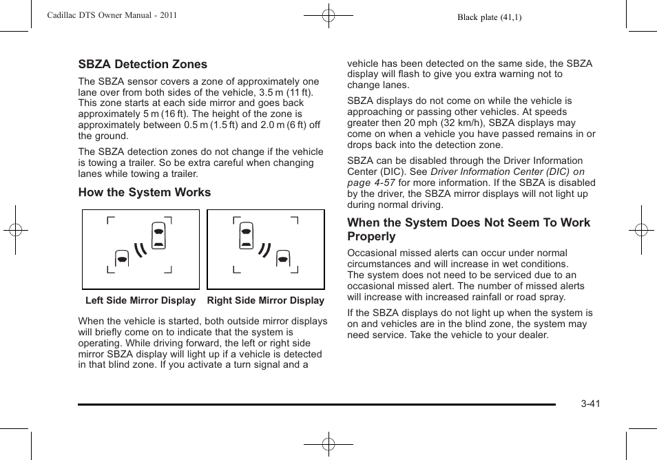 Cadillac 2011 DTS User Manual | Page 143 / 464
