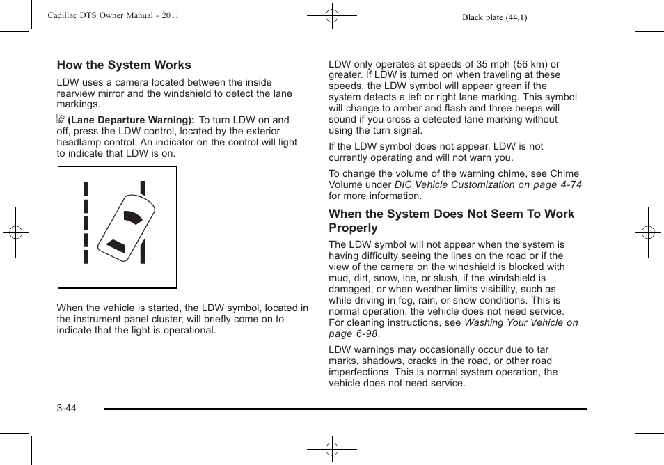 Cadillac 2011 DTS User Manual | Page 146 / 464