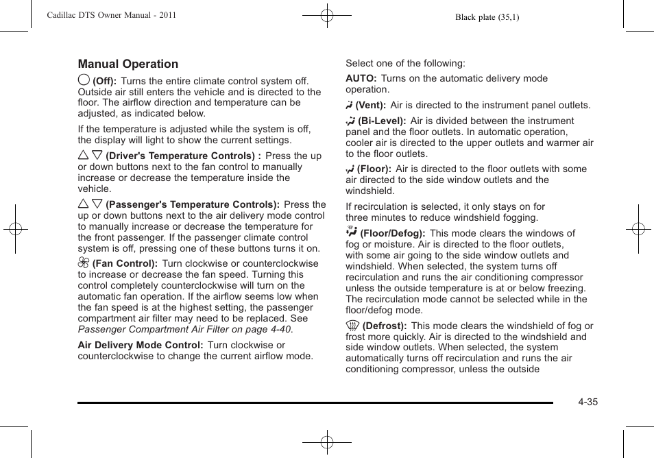 Cadillac 2011 DTS User Manual | Page 193 / 464