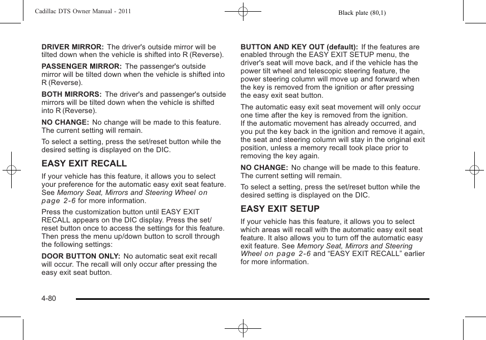 Cadillac 2011 DTS User Manual | Page 238 / 464