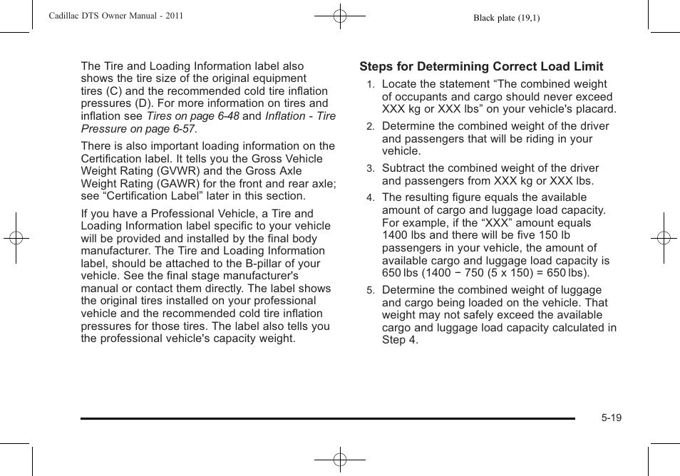 Cadillac 2011 DTS User Manual | Page 289 / 464