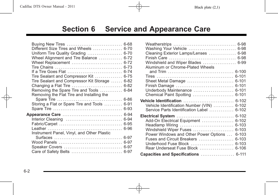 Cadillac 2011 DTS User Manual | Page 304 / 464