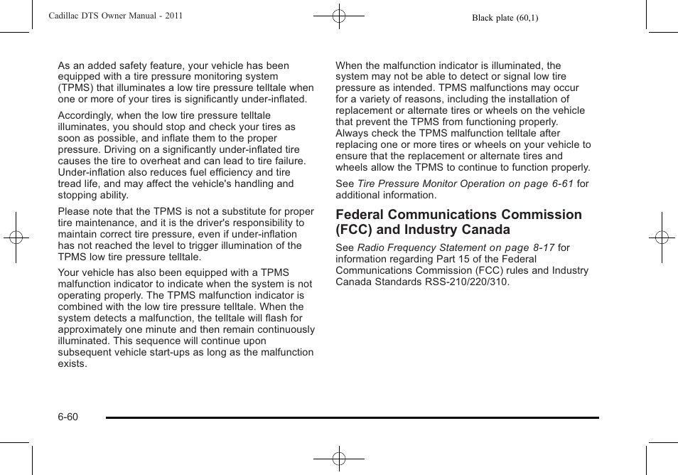 Cadillac 2011 DTS User Manual | Page 362 / 464