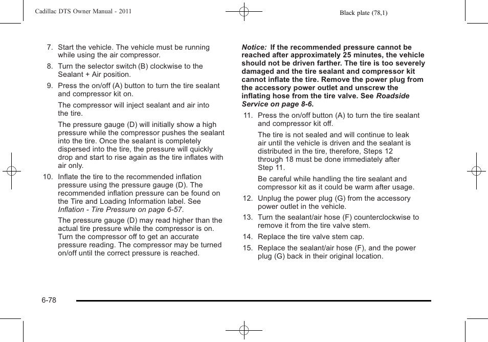 Cadillac 2011 DTS User Manual | Page 380 / 464