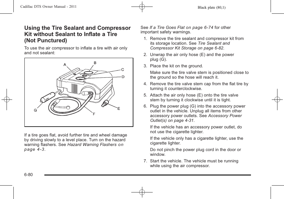 Cadillac 2011 DTS User Manual | Page 382 / 464