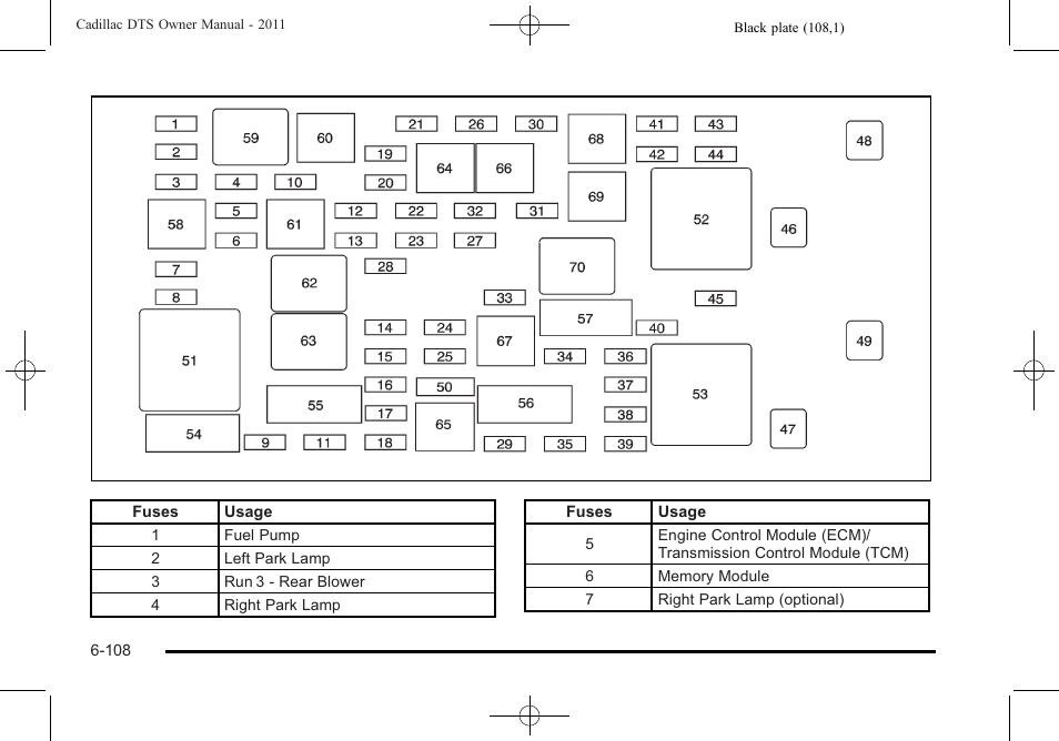 Cadillac 2011 DTS User Manual | Page 410 / 464