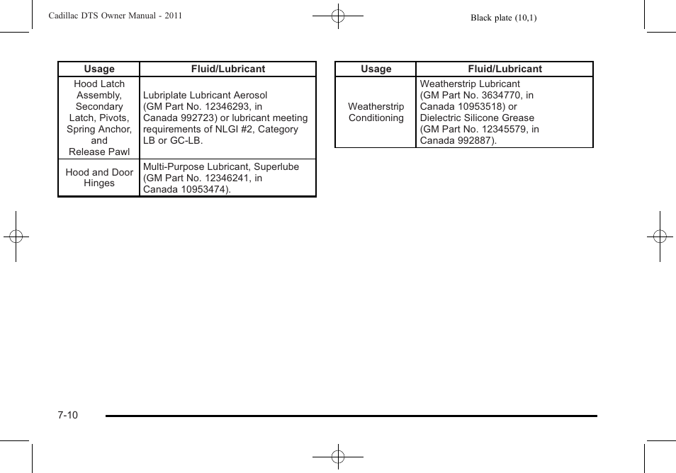 Cadillac 2011 DTS User Manual | Page 424 / 464