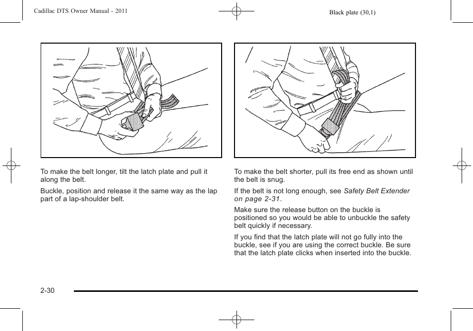 Cadillac 2011 DTS User Manual | Page 62 / 464