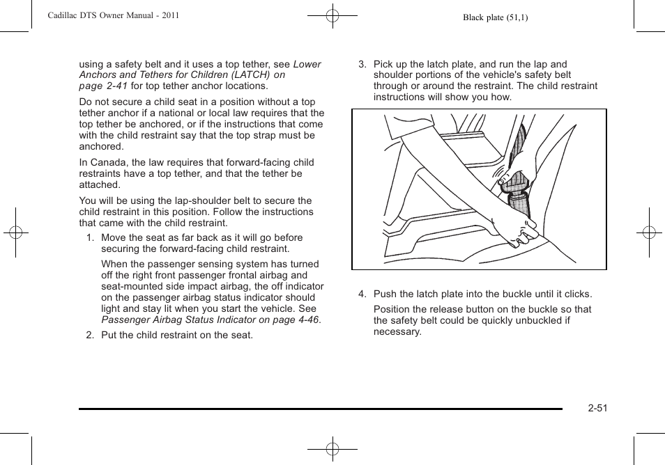 Cadillac 2011 DTS User Manual | Page 83 / 464