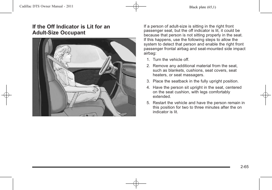 Cadillac 2011 DTS User Manual | Page 97 / 464