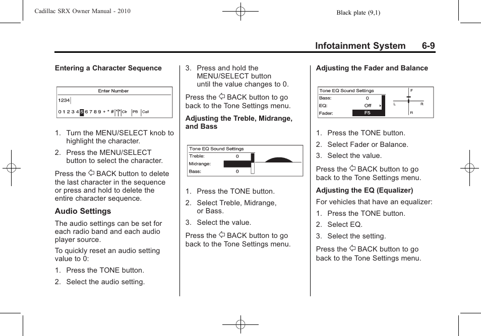 Cadillac 2010 SRX User Manual | Page 175 / 468