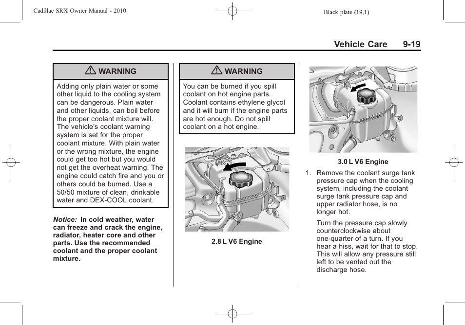 Cadillac 2010 SRX User Manual | Page 325 / 468