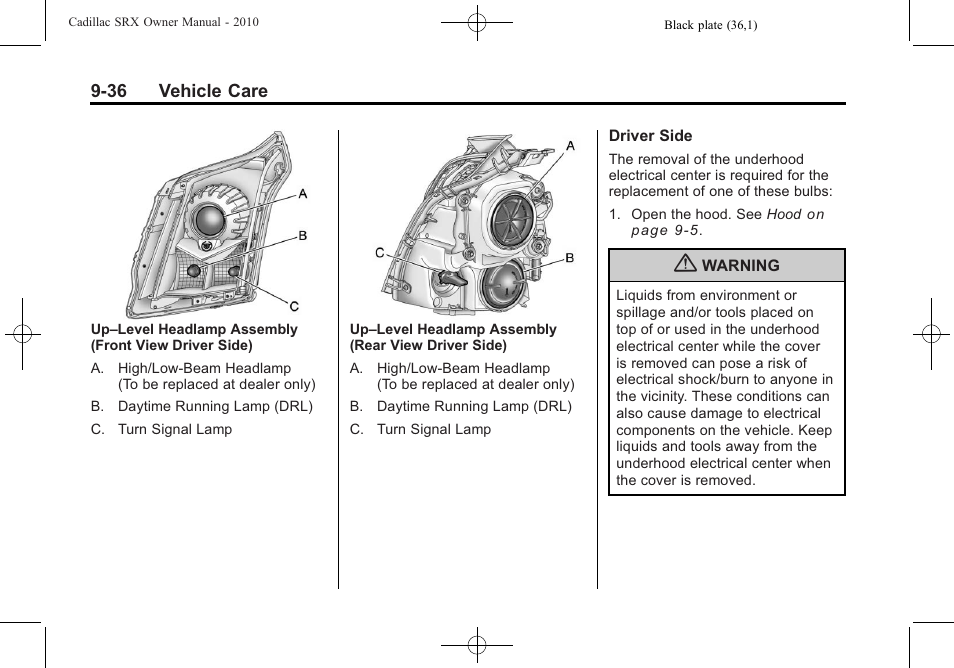 Cadillac 2010 SRX User Manual | Page 342 / 468