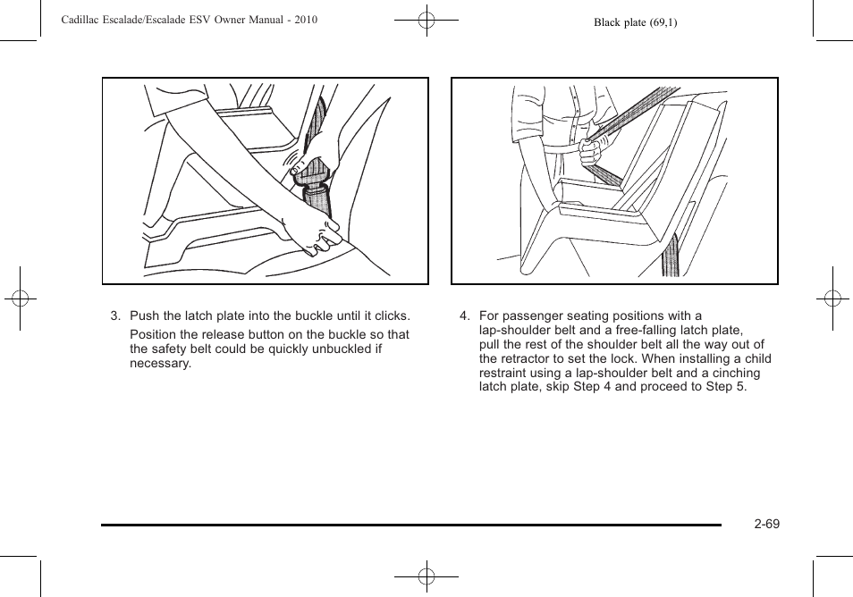 Cadillac 2010 Escalade User Manual | Page 101 / 620