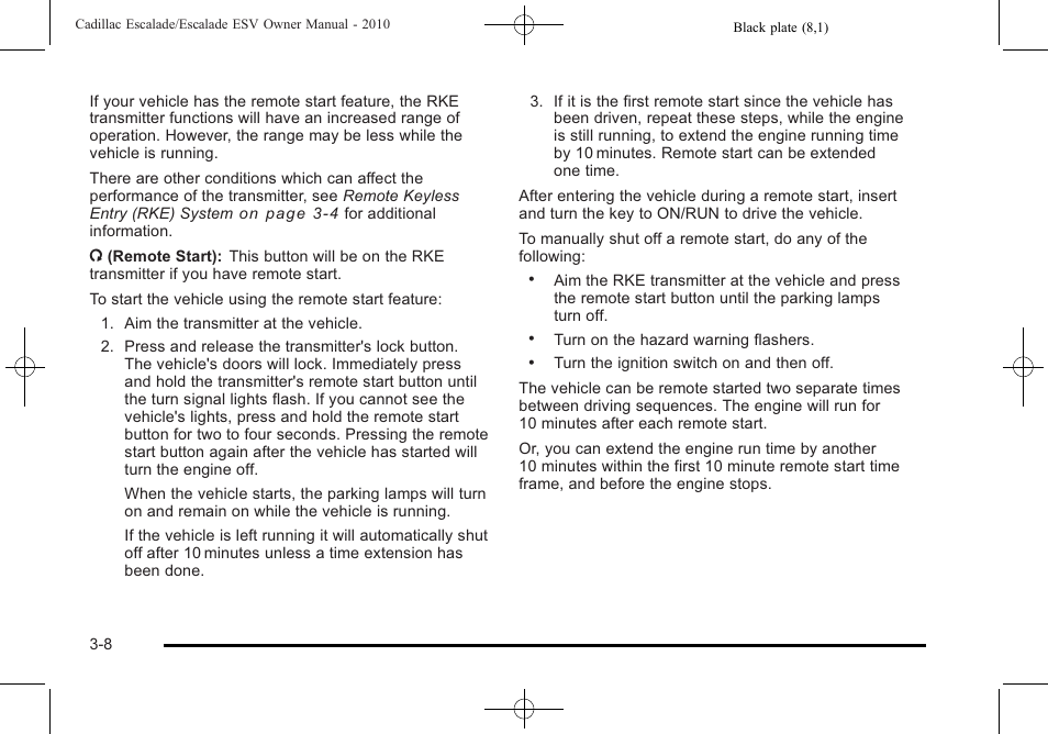 Cadillac 2010 Escalade User Manual | Page 132 / 620