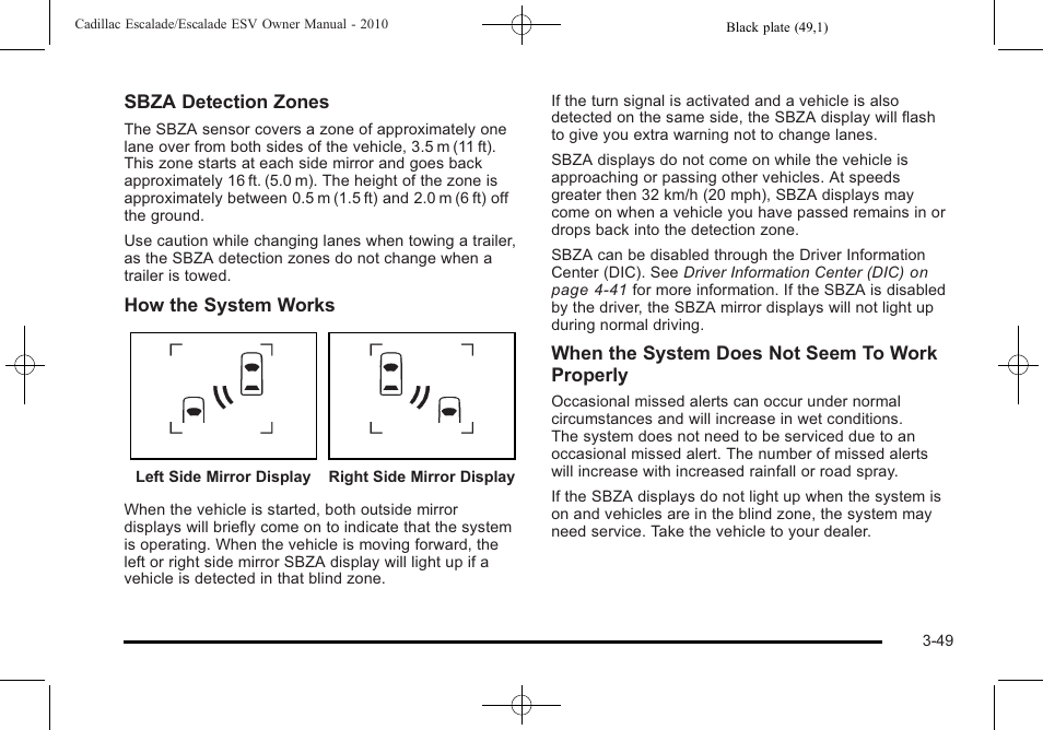 Cadillac 2010 Escalade User Manual | Page 173 / 620